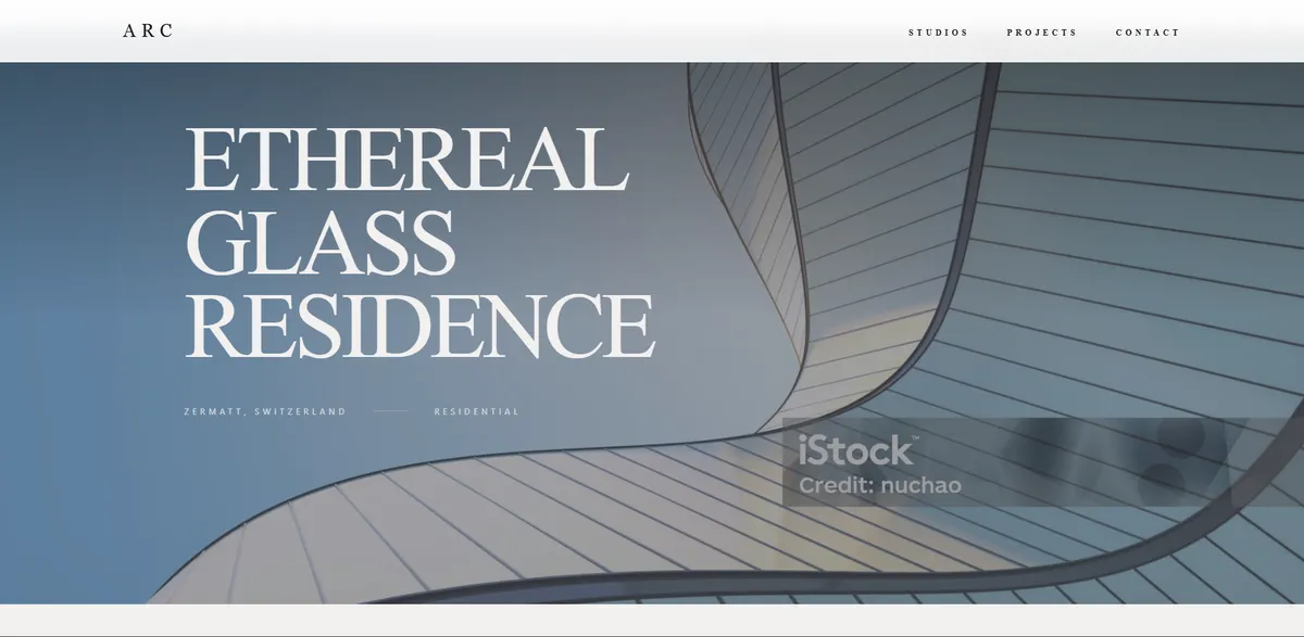 ARC Studio Website screenshot 4
