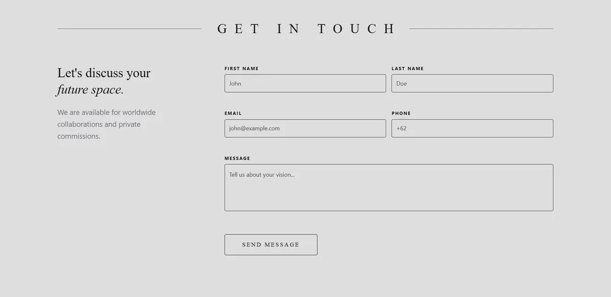 ARC Studio Website screenshot 6