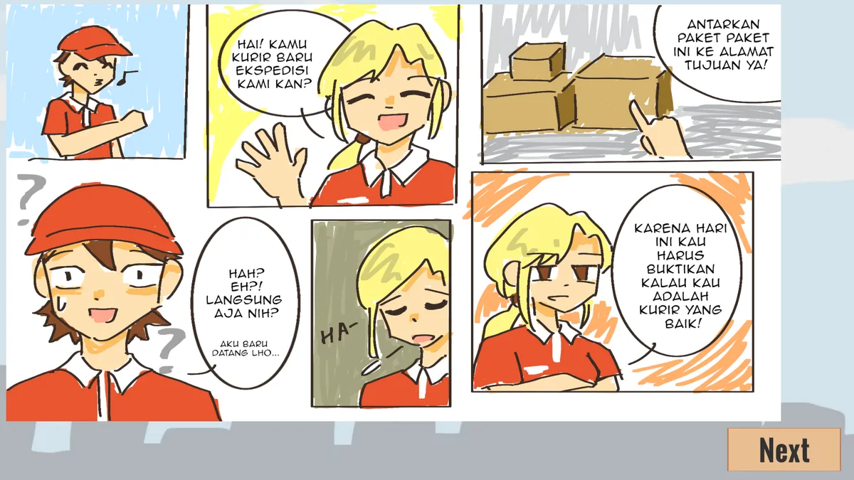 Pakettt - Kurir antar Paket Parkour screenshot 3