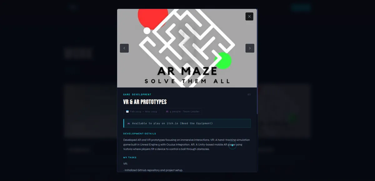Personal Portfolio Website screenshot 5